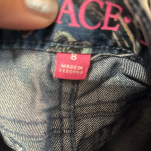 Kids fun emoji jeans Sz 8 - Picture 4 of 5